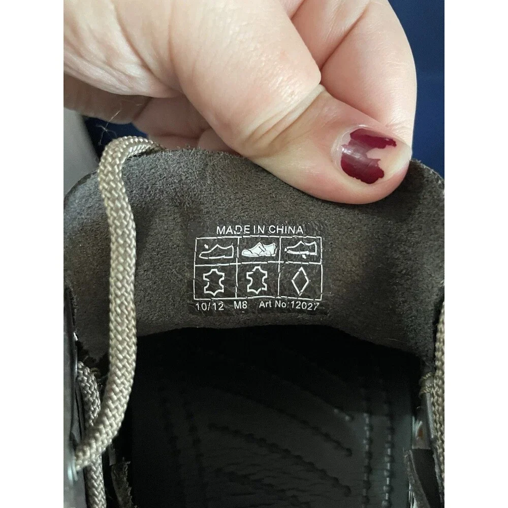 Crocs Mens Top Sider Dark Brown, Light Brown Accents  Size 8